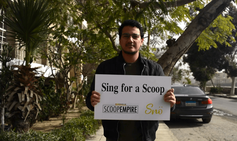 #SingForAScoop: From Chinese to Fairuz, We Joined Forces with Snö to Offer a Scoop for a Song and the Result is Everything!