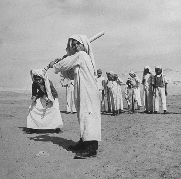 Picture of the Day: Saudi Boys Playing Baseball, Circa 1945