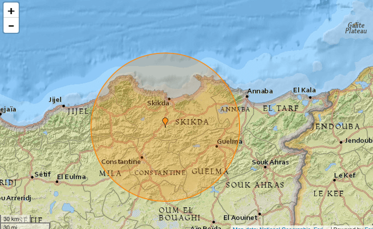algeria earthquake